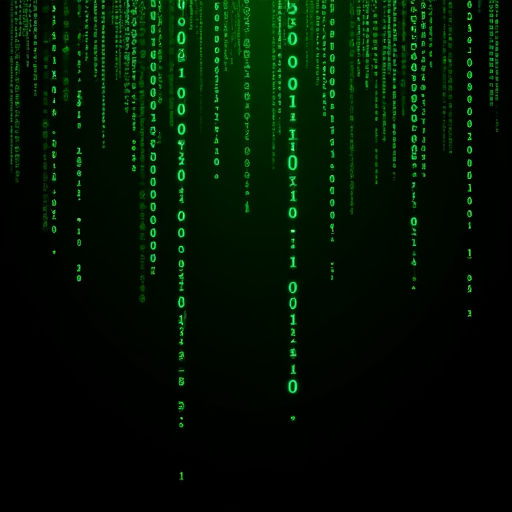 Green pixel art illuminated manuscript where text is code with decorative borders of brackets
