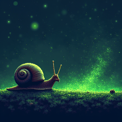 Green pixel art text tokenization with glowing boundaries and secret message spanning tokens
