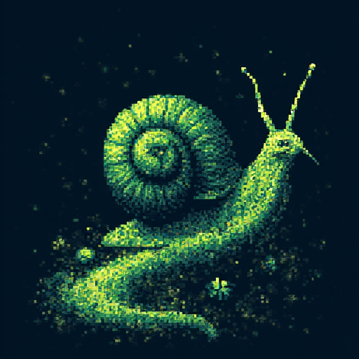 Amber pixel art colored grid encoding hidden information in cell patterns
