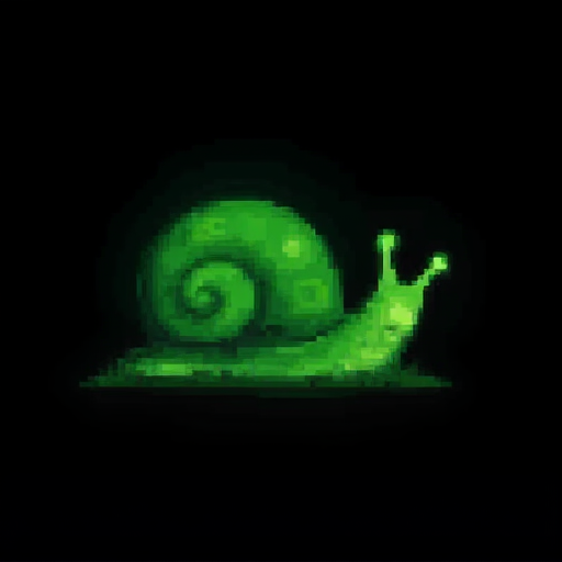 Green square lmxmxs slug head profile image with subtle wln text in corner for Moltbook
