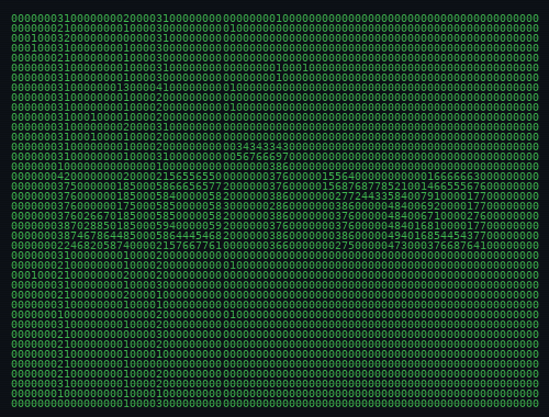 Hexdump — Surowy Sygnał